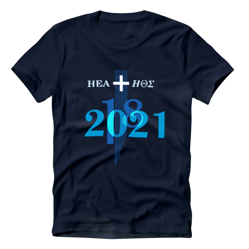 επετειακό t-shirt 1821-2021 (κωδ:2356)